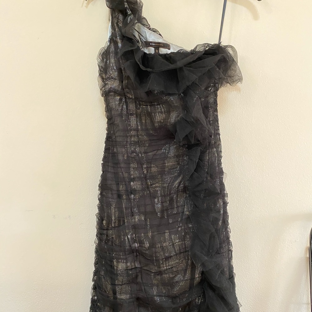 BCBG one shoulder dress